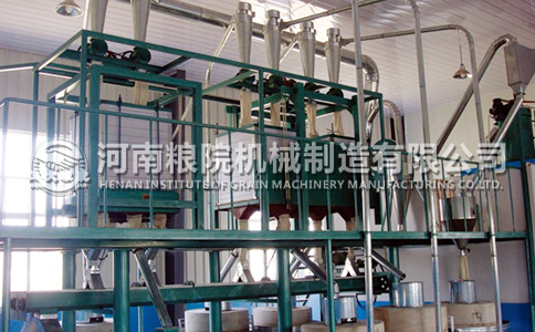 立式全自动石磨面粉机